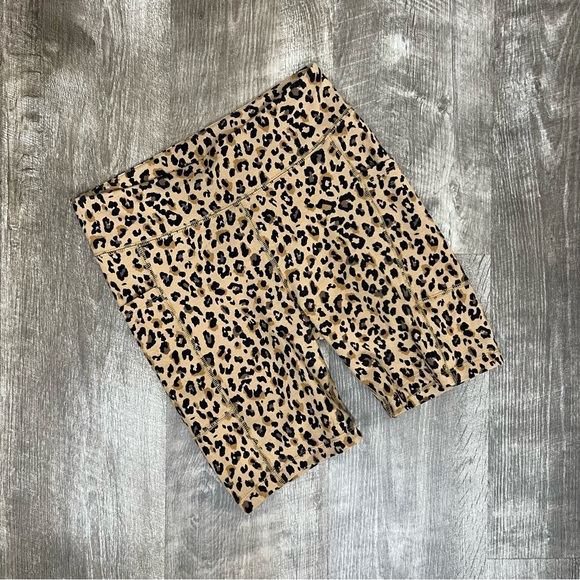 J. Crew Factory Shorts Jcrew Factory Leopard Print Pocket Bike